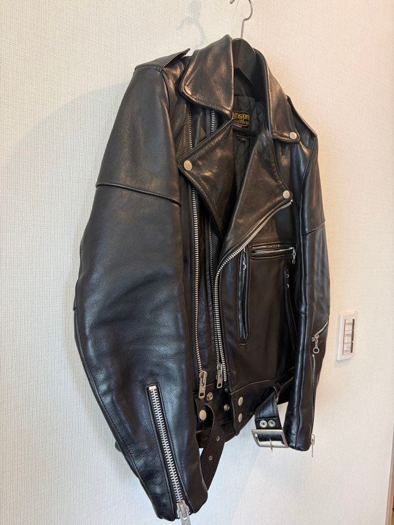 VANSON バンソン ダブルライダース レザージャケット USA製 サイズ34