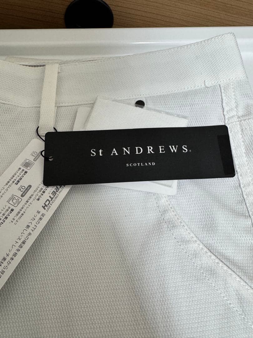 St Andrews メンズパンツ LL ホワイト 新品未使用 長ズボン