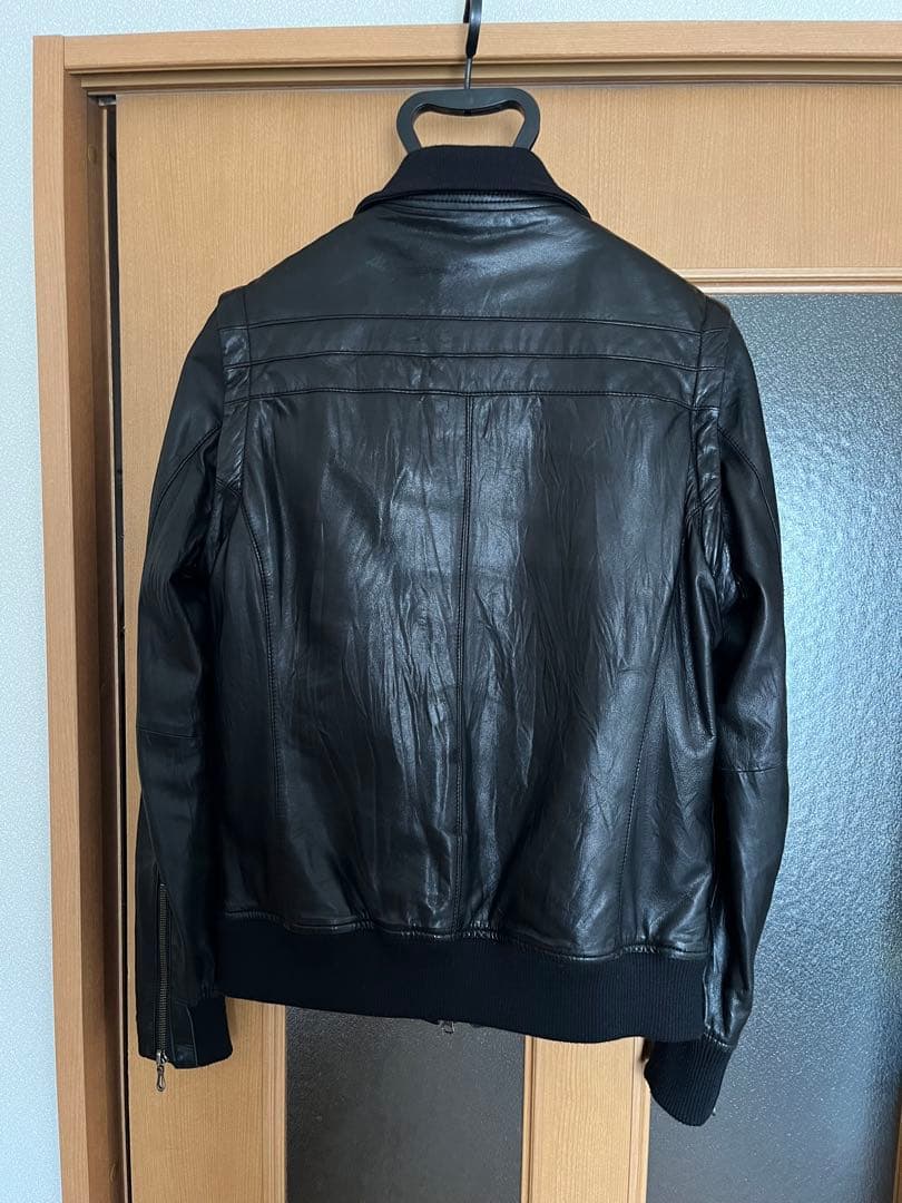 5351POUR LES HOMMES ラムレザージャケット