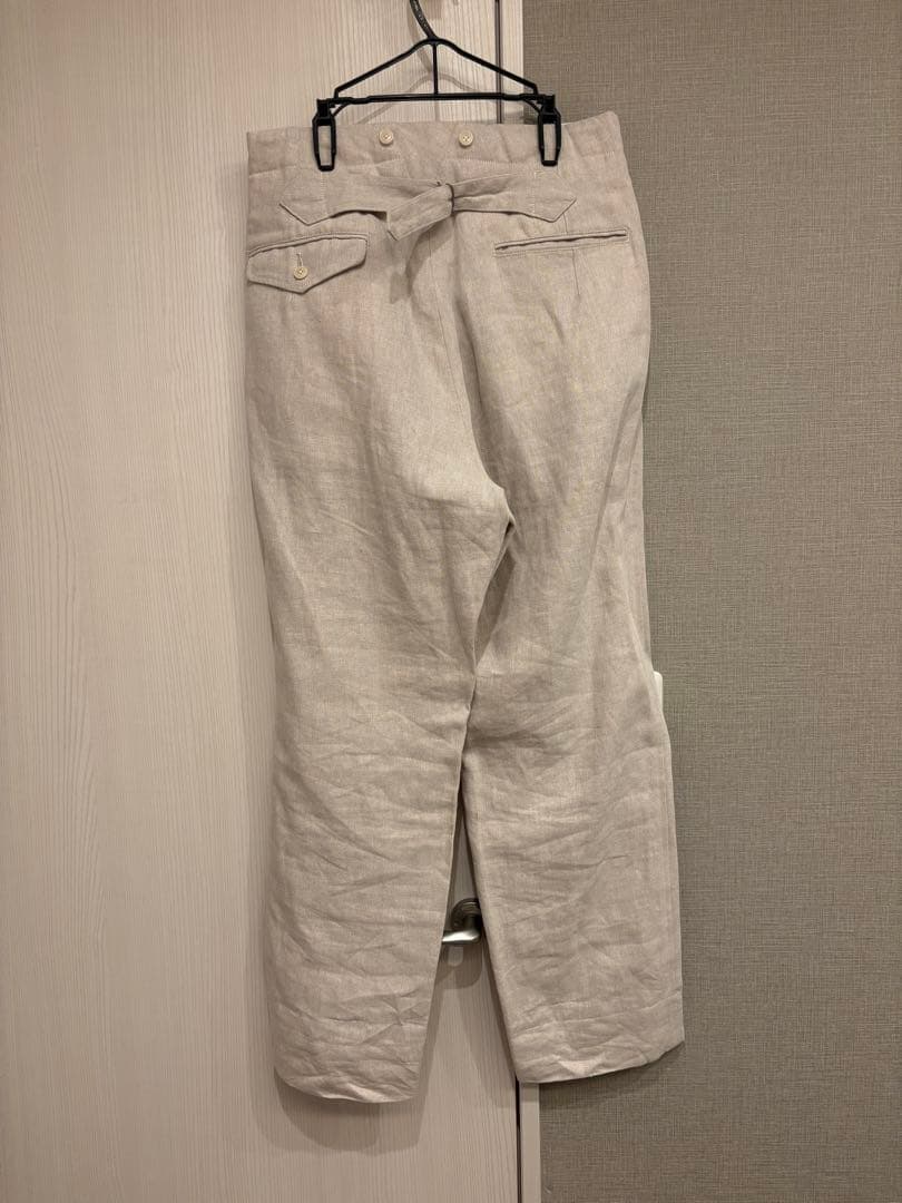 MAATEE&SONS 強撚リネンワークパンツ