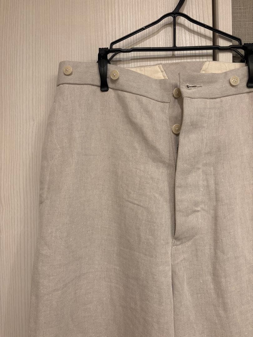 MAATEE&SONS 強撚リネンワークパンツ
