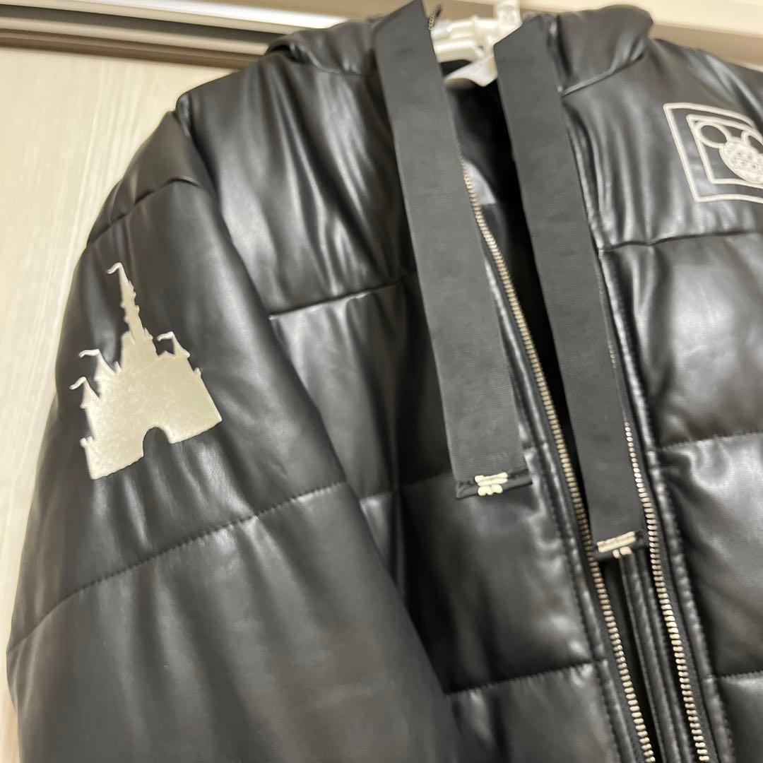 WDW ディズニー　ジャケット　パーカー　黒　L 防寒　フード　パーカ