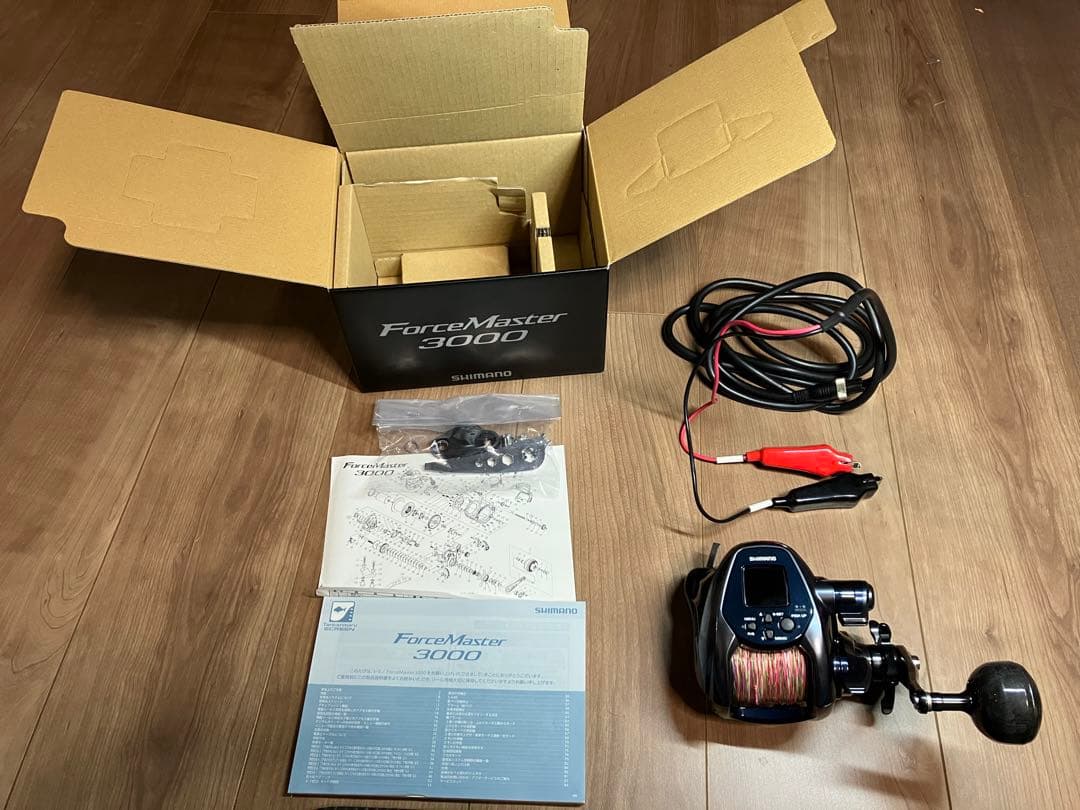 【美品】22フォースマスター3000 ライン付き（4回使用）