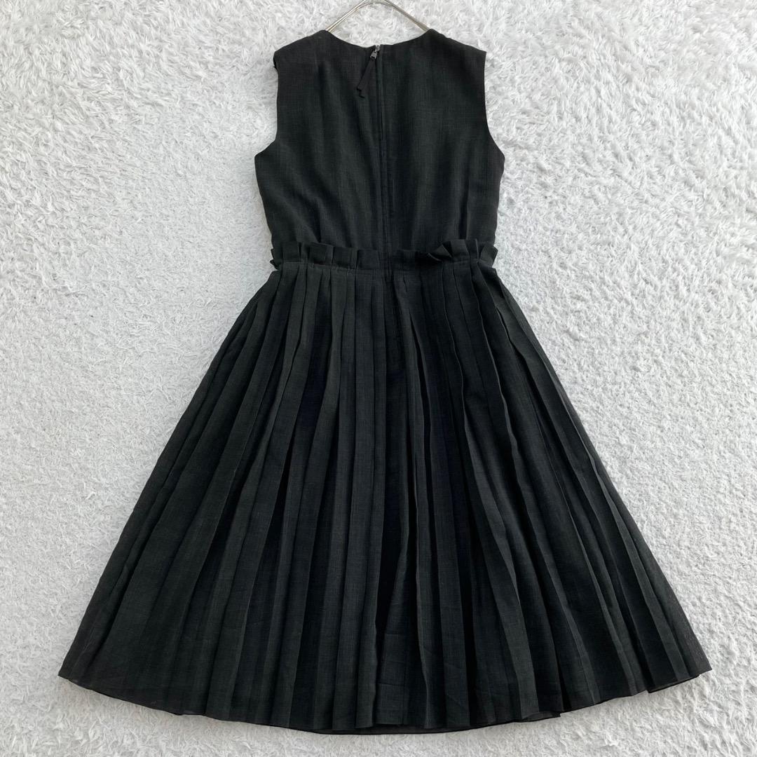 美品✨デイジーリンフォクシー ワンピース フレア プリーツ タック 洗える 38