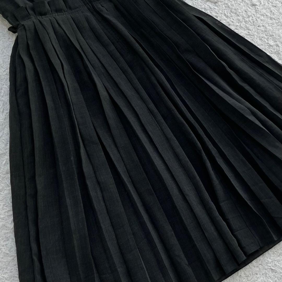 美品✨デイジーリンフォクシー ワンピース フレア プリーツ タック 洗える 38