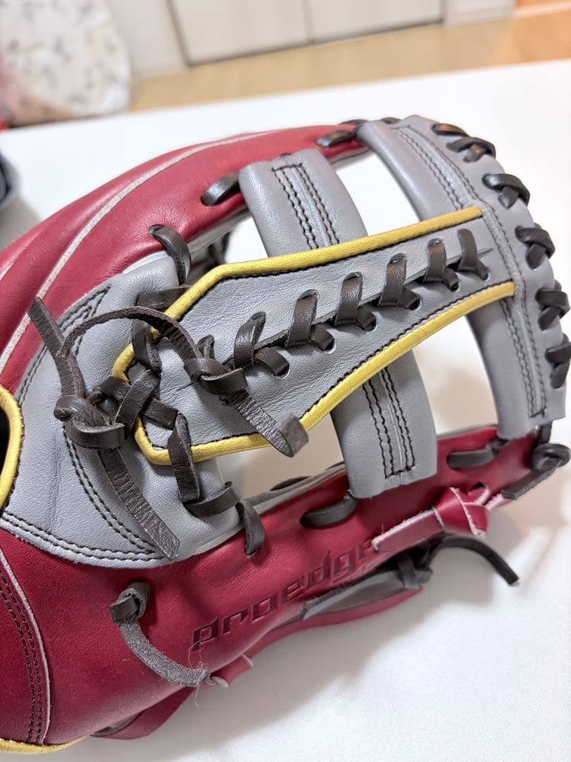 セール【極美品】SSK軟式グローブ 大人用　内野手用866型グラブ巾着