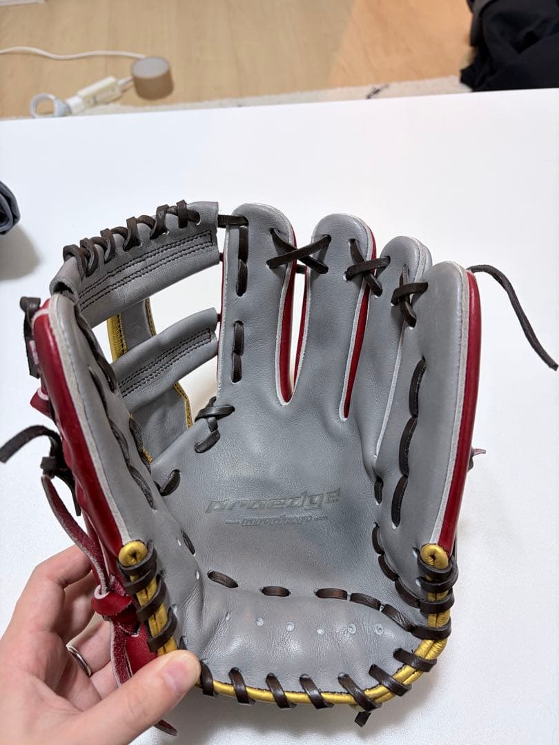 セール【極美品】SSK軟式グローブ 大人用　内野手用866型グラブ巾着