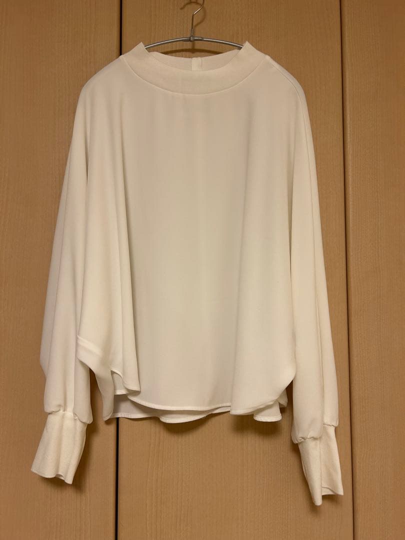 ビアズリー ニットコンビドルマンブラウス ホワイト beardsley