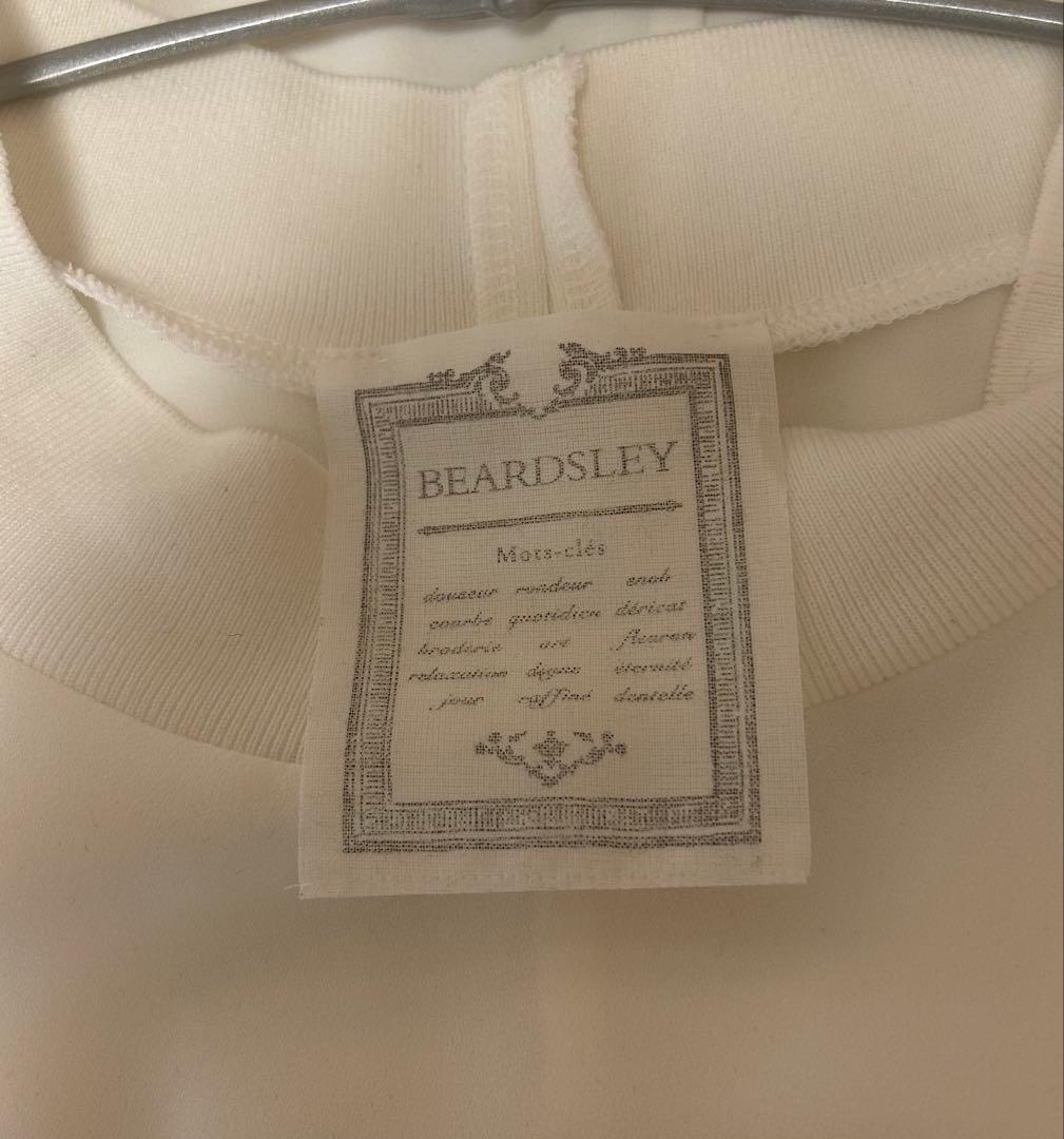 ビアズリー ニットコンビドルマンブラウス ホワイト beardsley