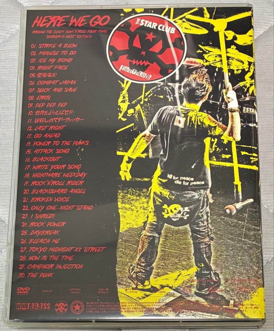 THE STAR CLUB / HERE WE GO スタークラブ DVD