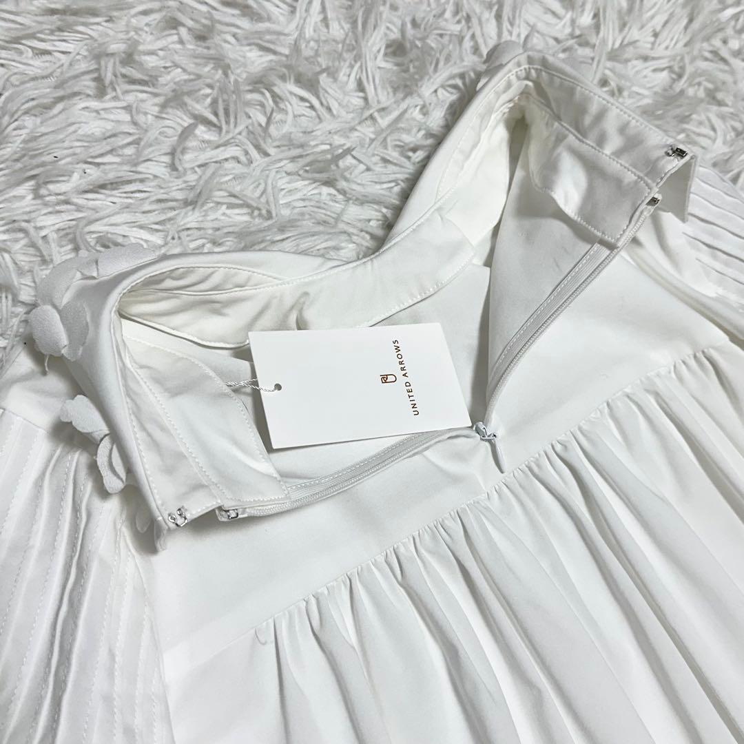 未使用タグ付✨UNITED ARROWS 2WAYカラーブラウス ウォッシャブル
