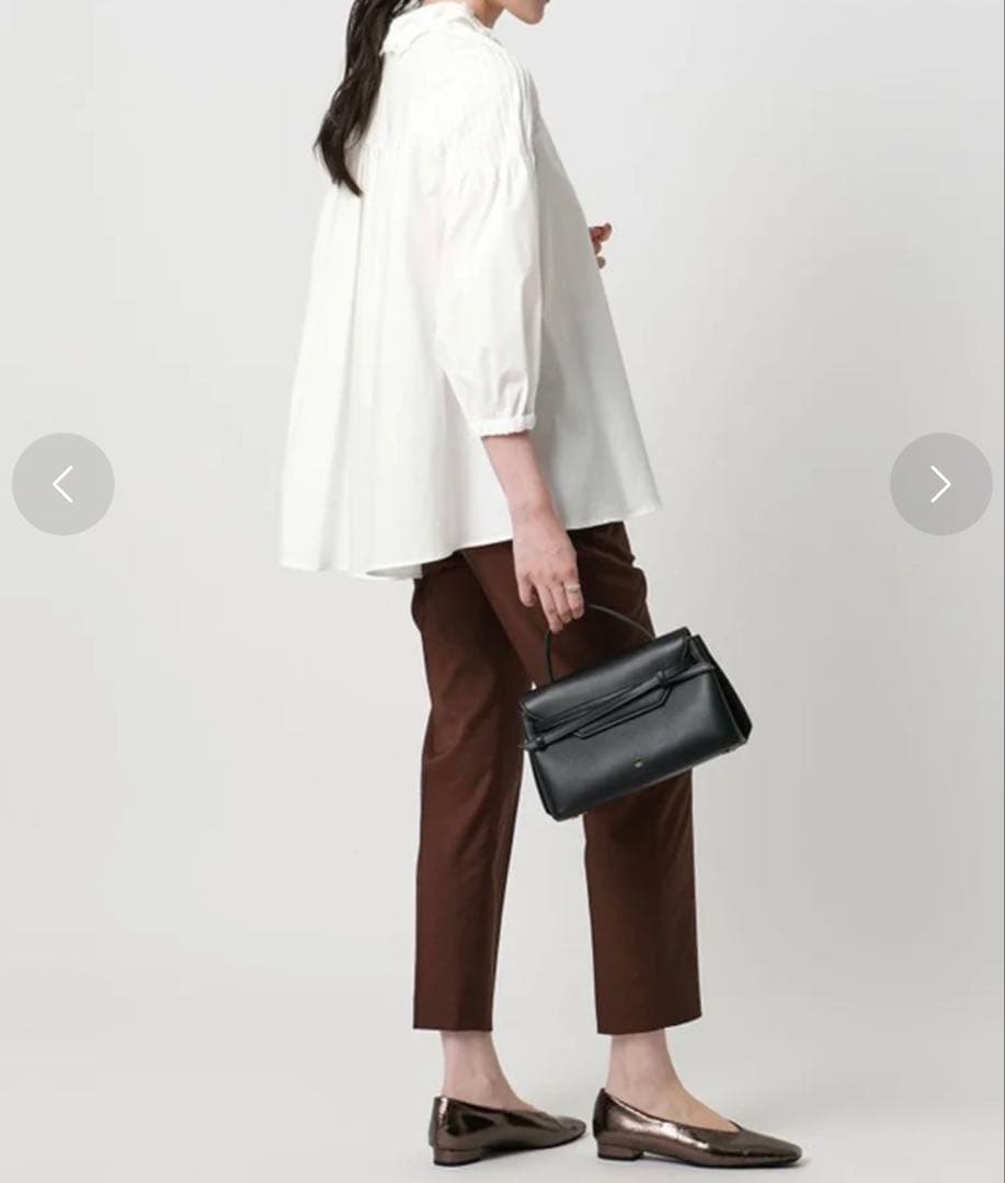 未使用タグ付✨UNITED ARROWS 2WAYカラーブラウス ウォッシャブル