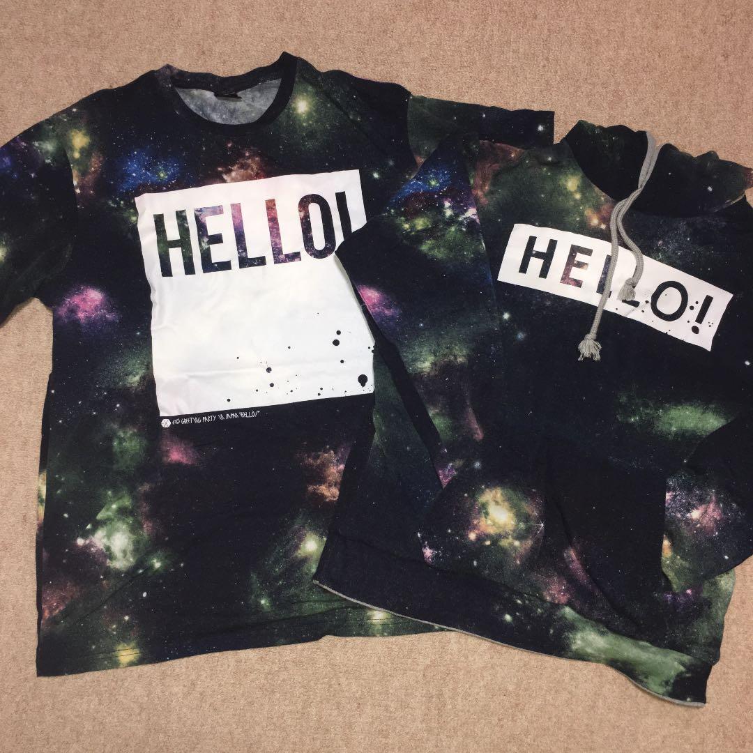 EXO グッズ トレナー Tシャツ greeting party Hello