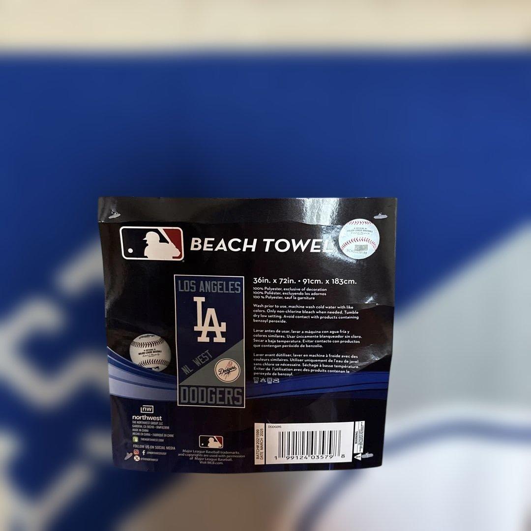 Los Angeles Dodgersドジャース　ビーチタオル　大判サイズ