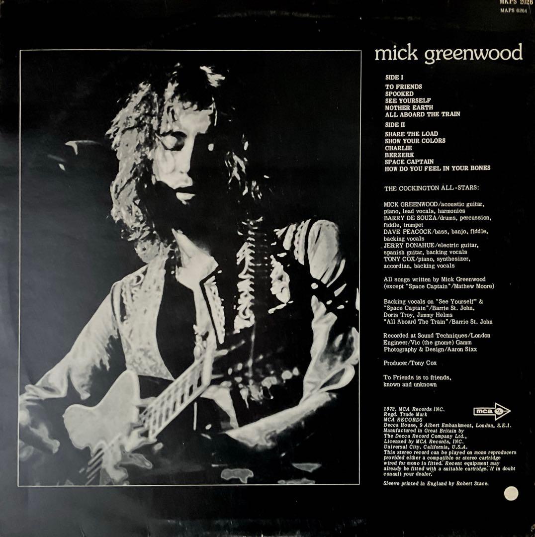 洋楽 MICK GREENWOOD