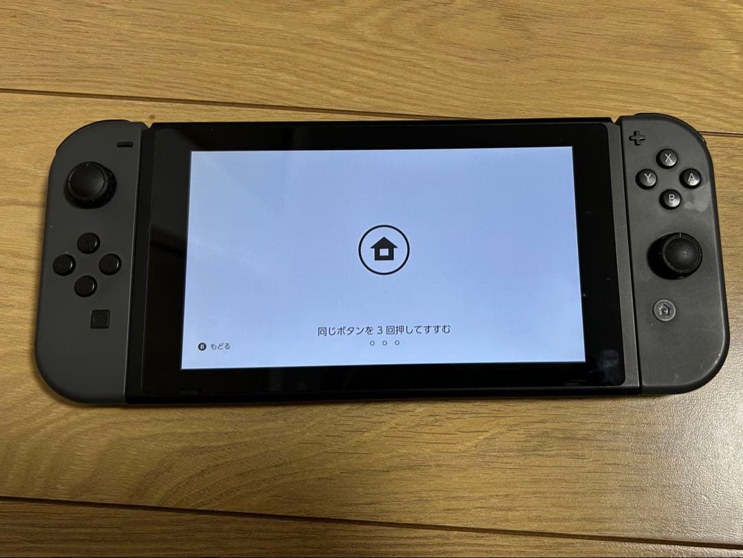 【動作確認済み】Nintendo Switch グレー 本体【現行モデル】