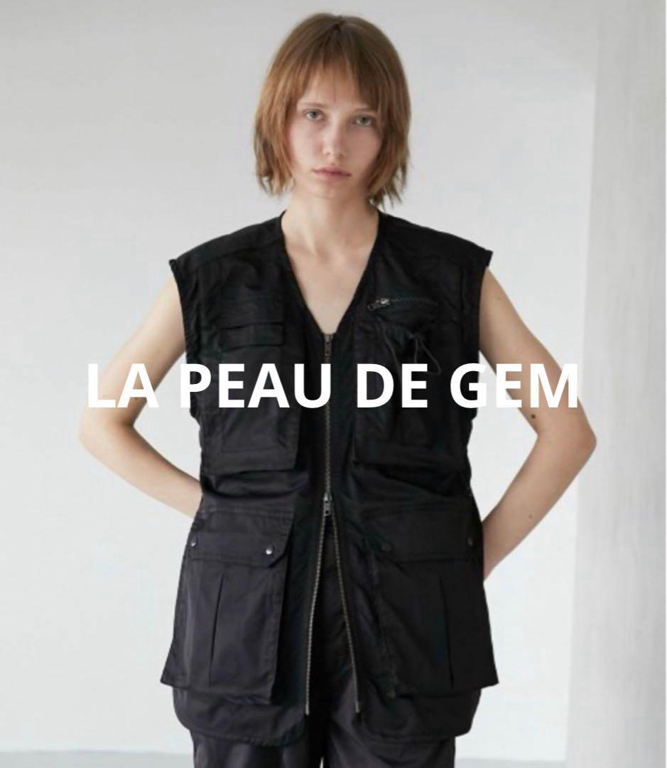 最終価格【LA PEAU DE GEM】フィッシャーポケットベスト