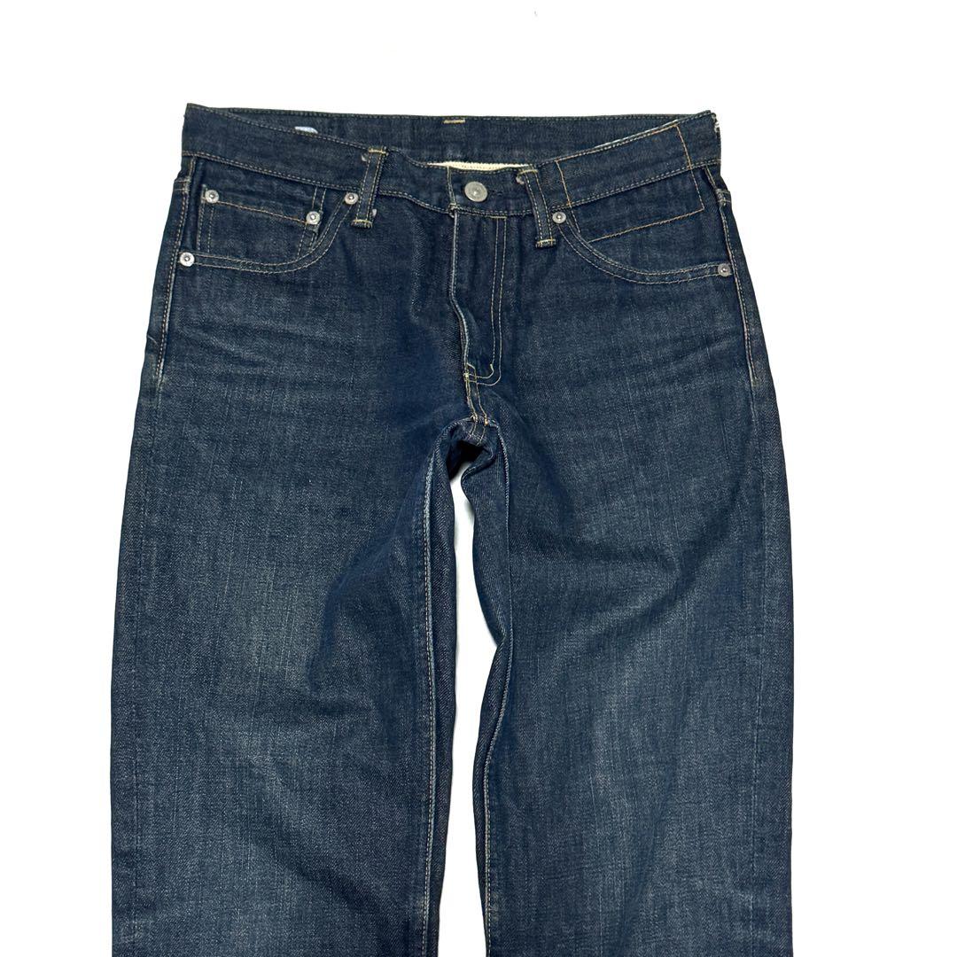 visvim 03R ストレートデニム 日本製 濃紺W30L30上質鹿革パッチ