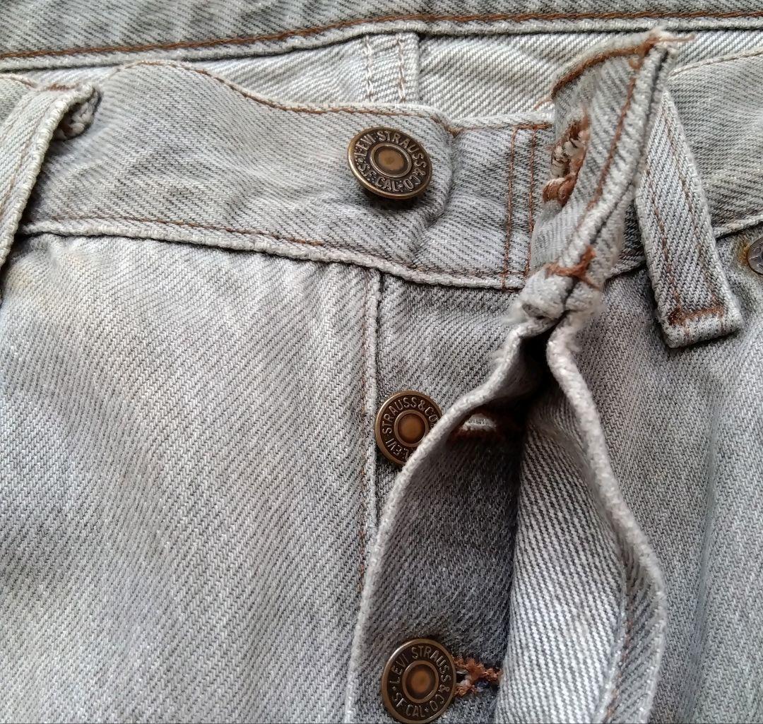 90s Levi’s リーバイス 501 ブラックデニムパンツ USA製 先染め