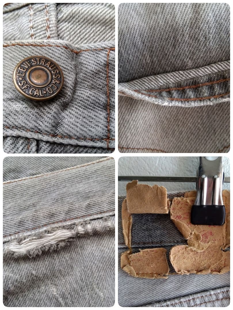 90s Levi’s リーバイス 501 ブラックデニムパンツ USA製 先染め