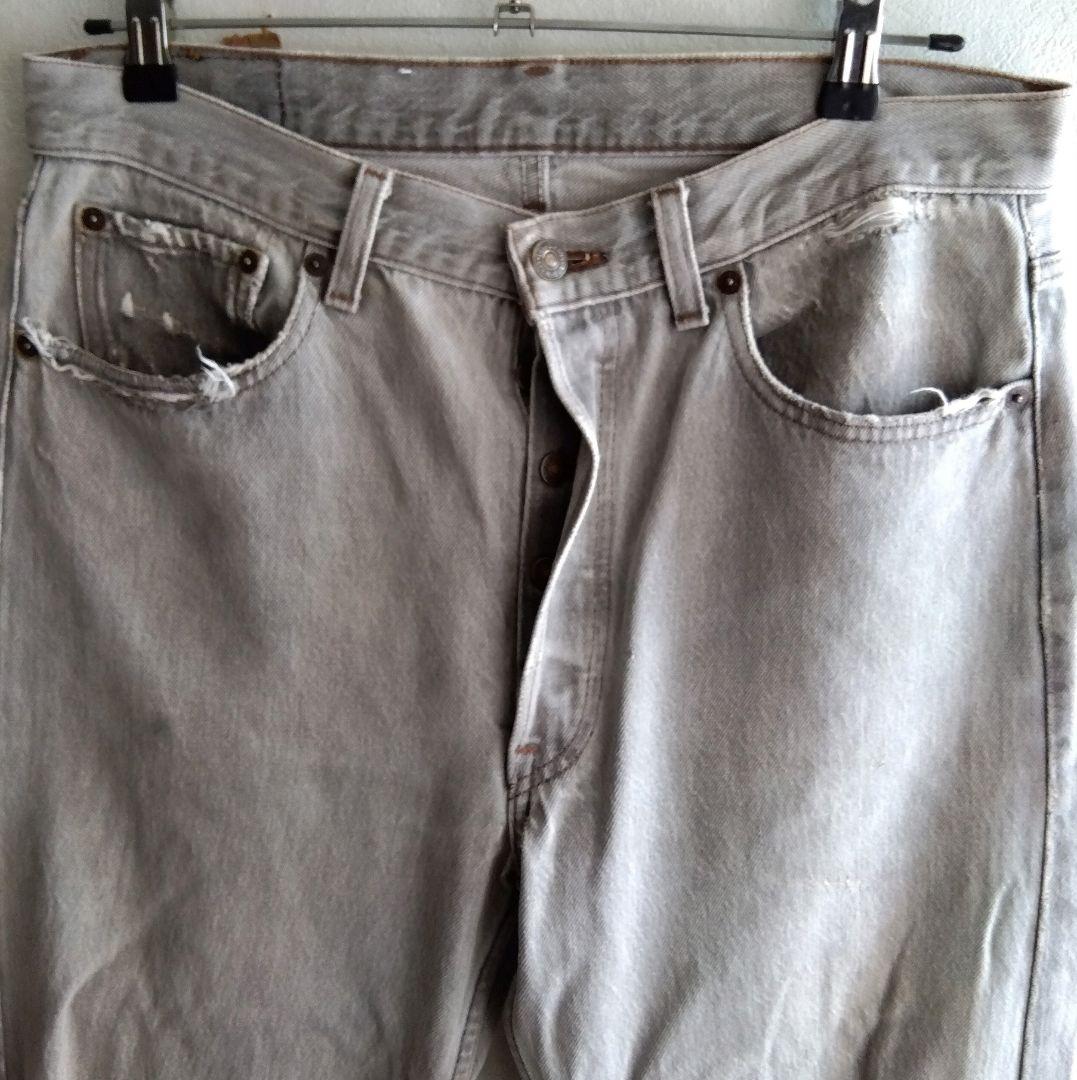 90s Levi’s リーバイス 501 ブラックデニムパンツ USA製 先染め