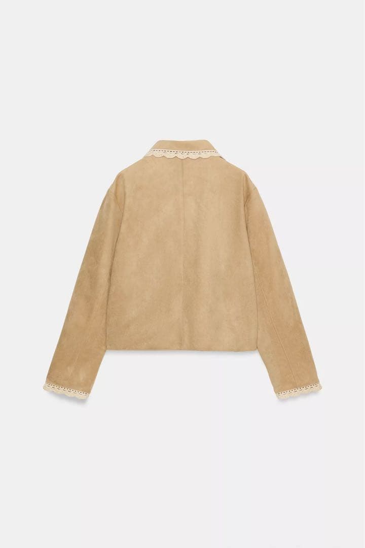 ZARA フェイクスエードジャケット