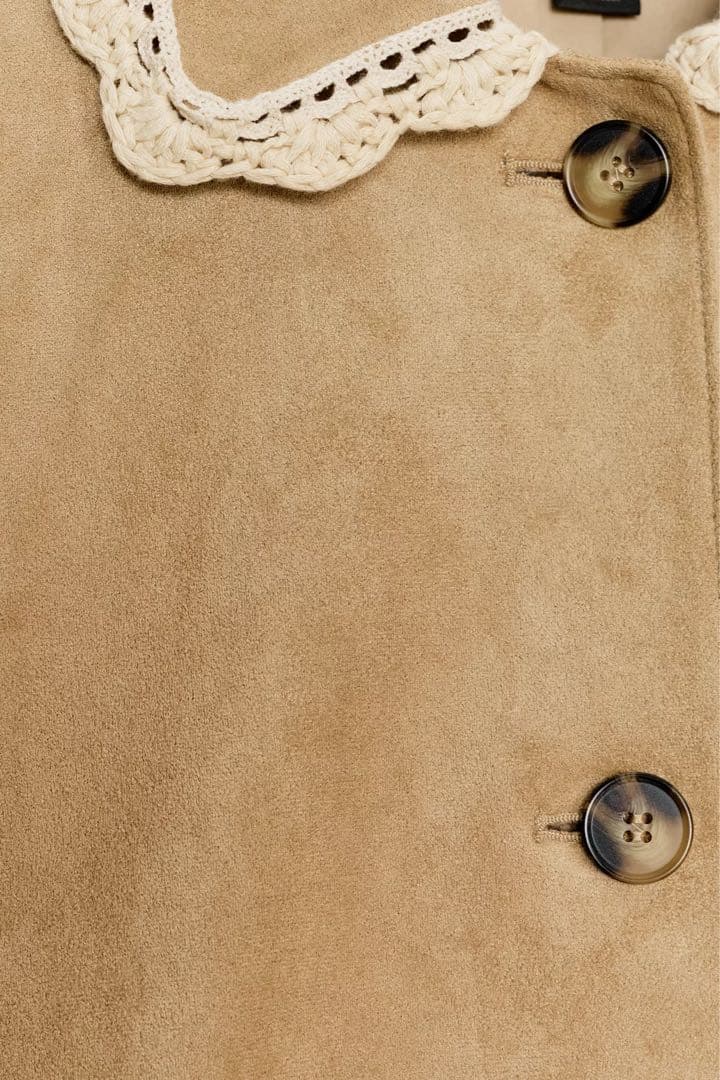 ZARA フェイクスエードジャケット