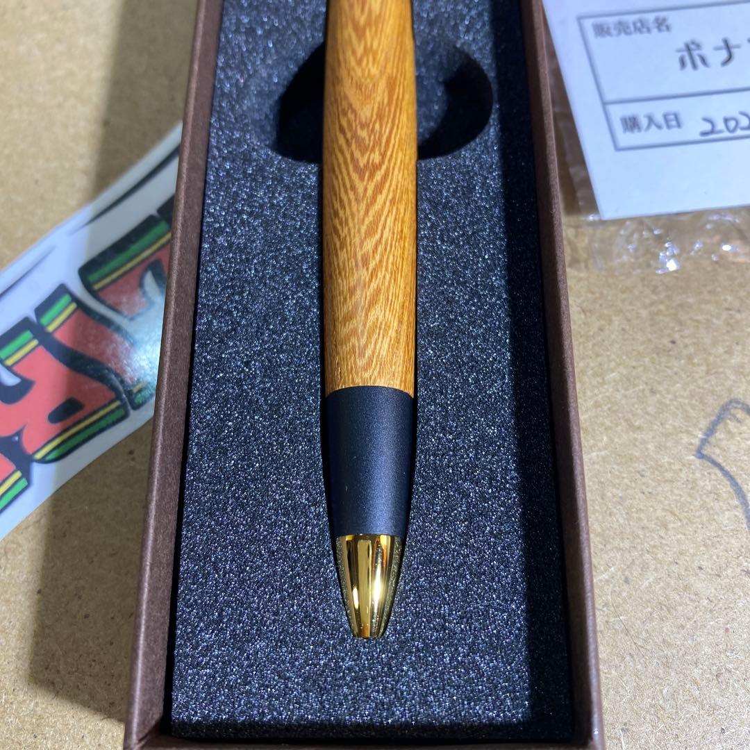 ボナン シャープペンシル真鍮金具 検索用野原工芸　ボナンペン　木軸シャーペン