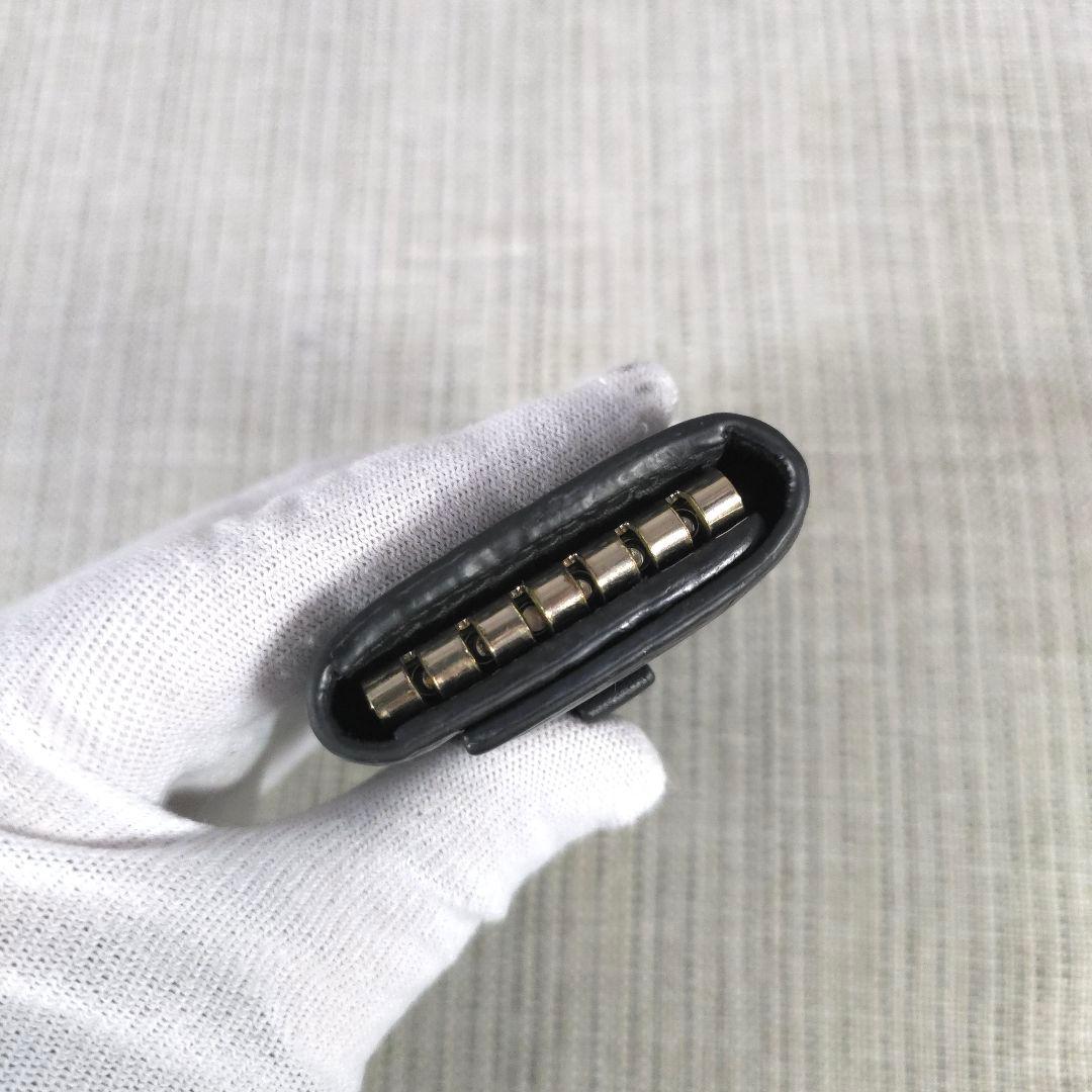 極美品　GUCCI　グッチ　グッチシマ　6連　キーケース　レザー　マーモント