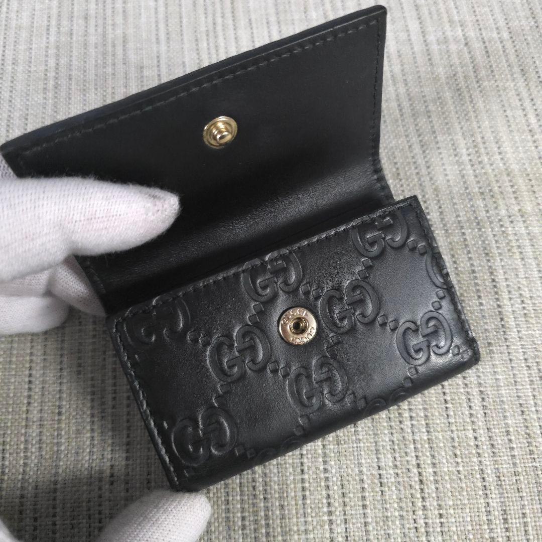 極美品　GUCCI　グッチ　グッチシマ　6連　キーケース　レザー　マーモント