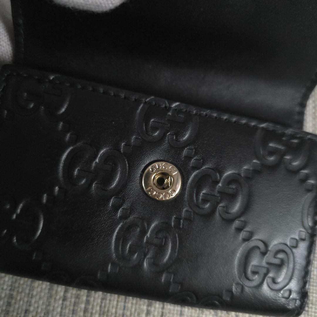 極美品　GUCCI　グッチ　グッチシマ　6連　キーケース　レザー　マーモント