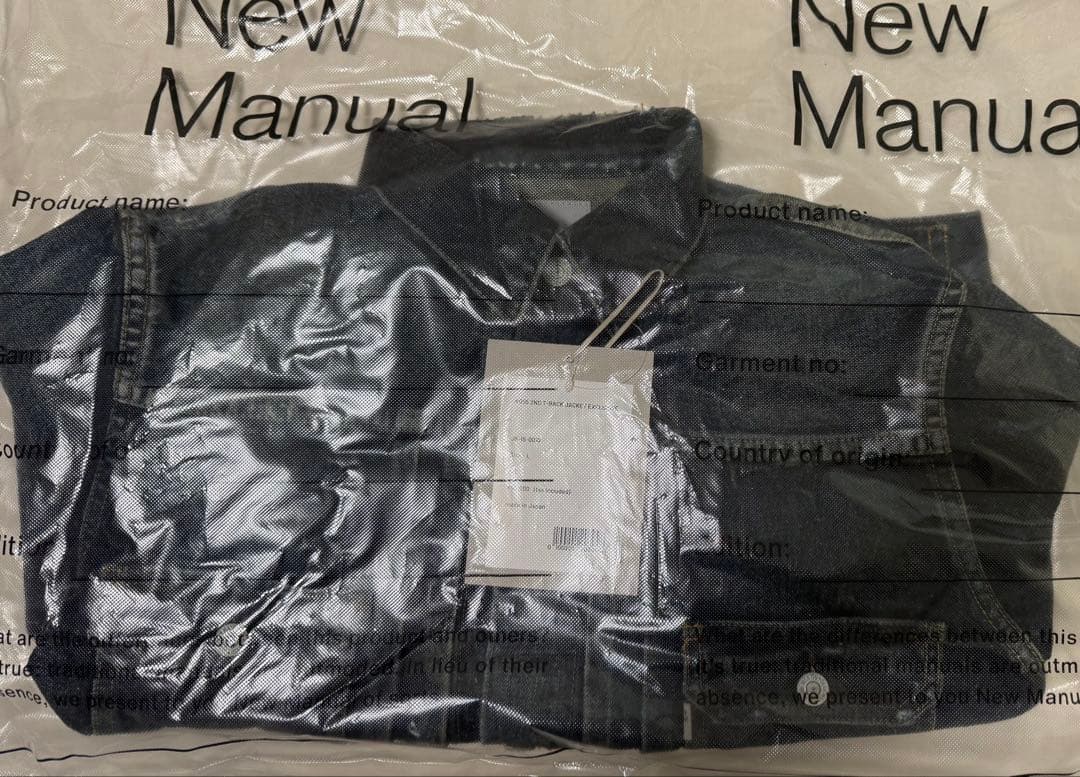 NewManual 2ND T-BACK JACKET / ISETAN限定