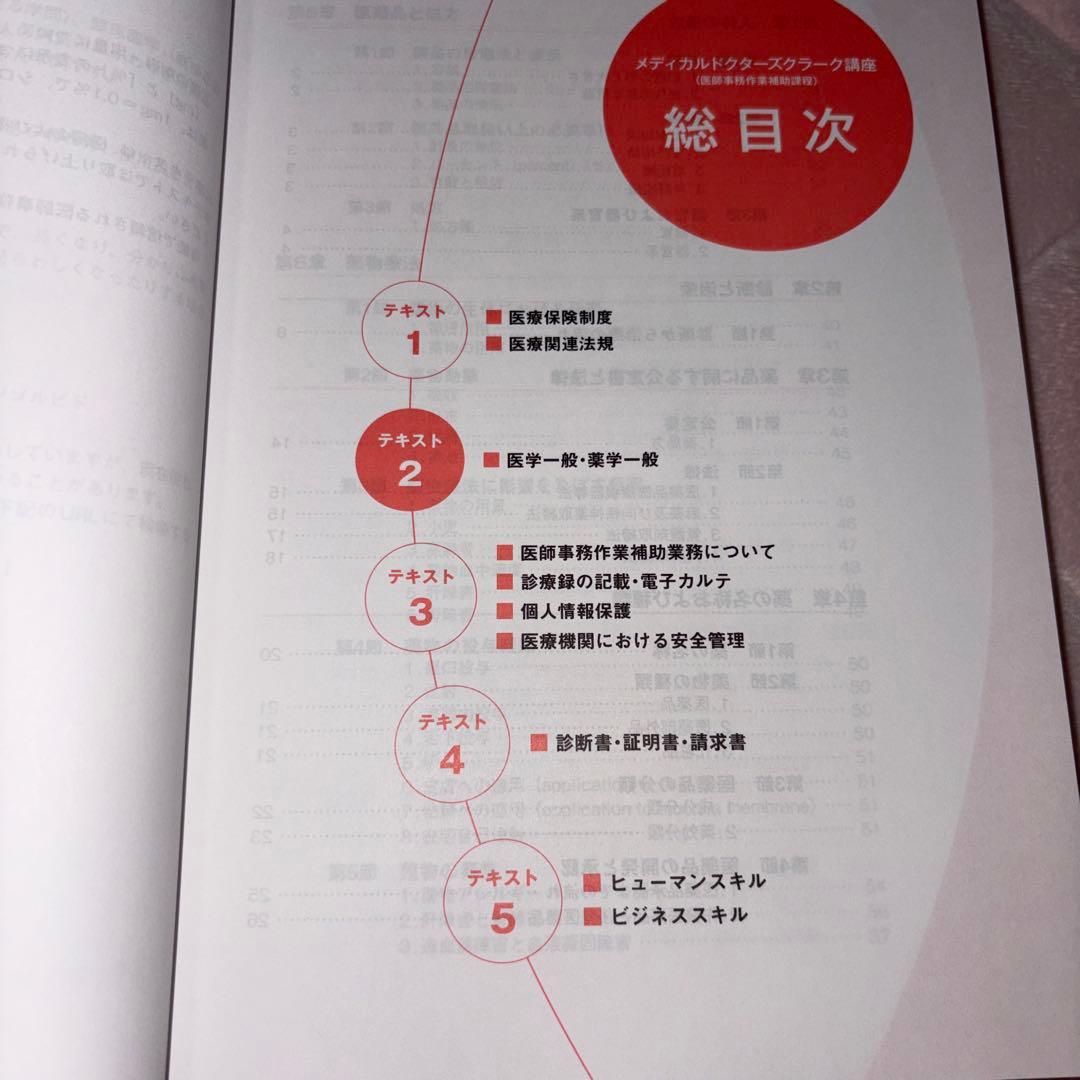メディカルドクターズクラーク講座 5冊セット