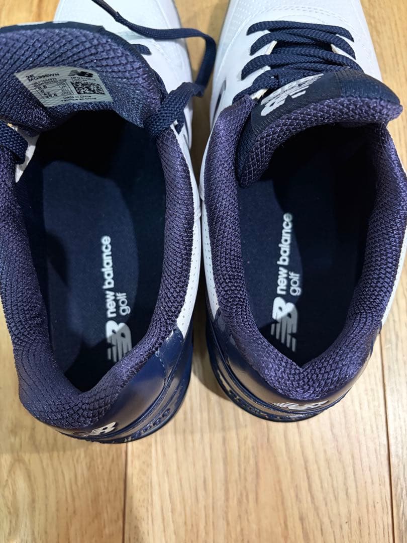 新品　New Balance 996 ゴルフシューズ ホワイト/ネイビー