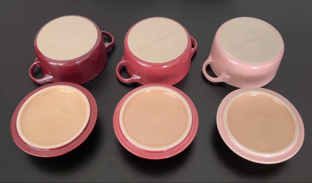 【Le Creuset (ルクルーゼ) 】食器セット　ミニココット　ラムカン