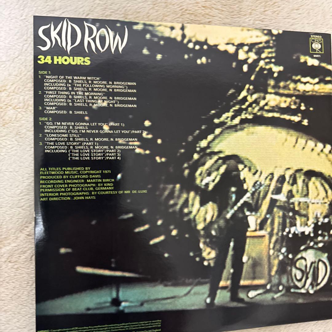 【UK初版/極美盤】SKID ROW / 34 HOURS (A1/B1)
