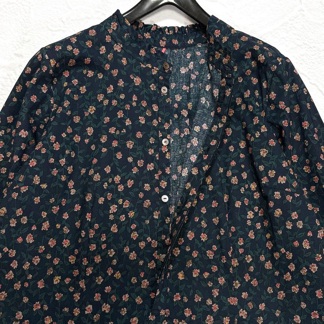 ✨美品✨パラスパレス　千日紅　フリル襟　ローンワンピース　3　日本製　ロング