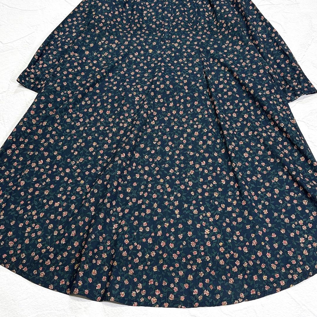 ✨美品✨パラスパレス　千日紅　フリル襟　ローンワンピース　3　日本製　ロング