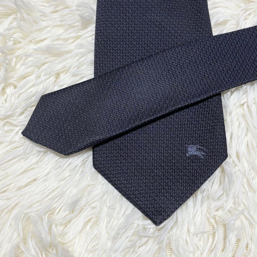 ✨ハンドメイド✨【ほぼ未使用】BURBERRY LONDON ネクタイ　ネイビー