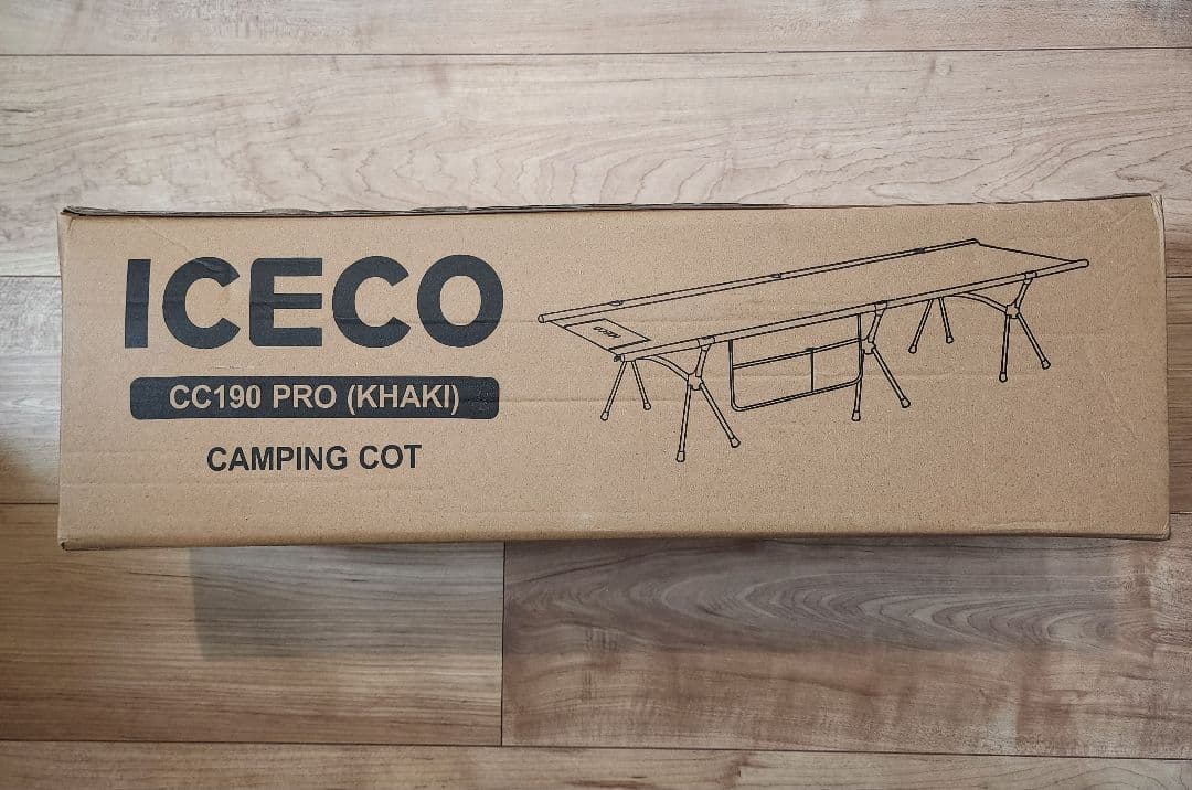 ICECO CC190 PRO コット キャンプ アイスコ カーキ キャンピング