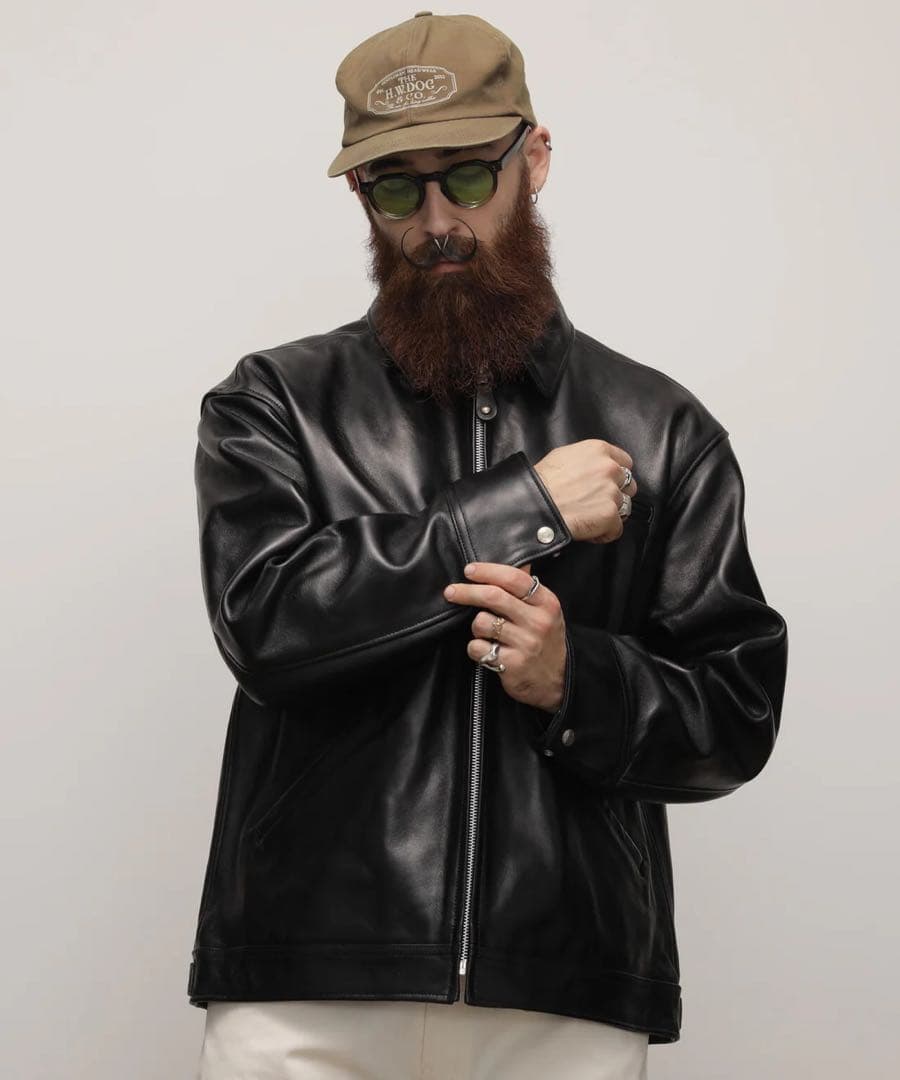 SCHOTT LEATHER JACKET レザートラッカージャケット M