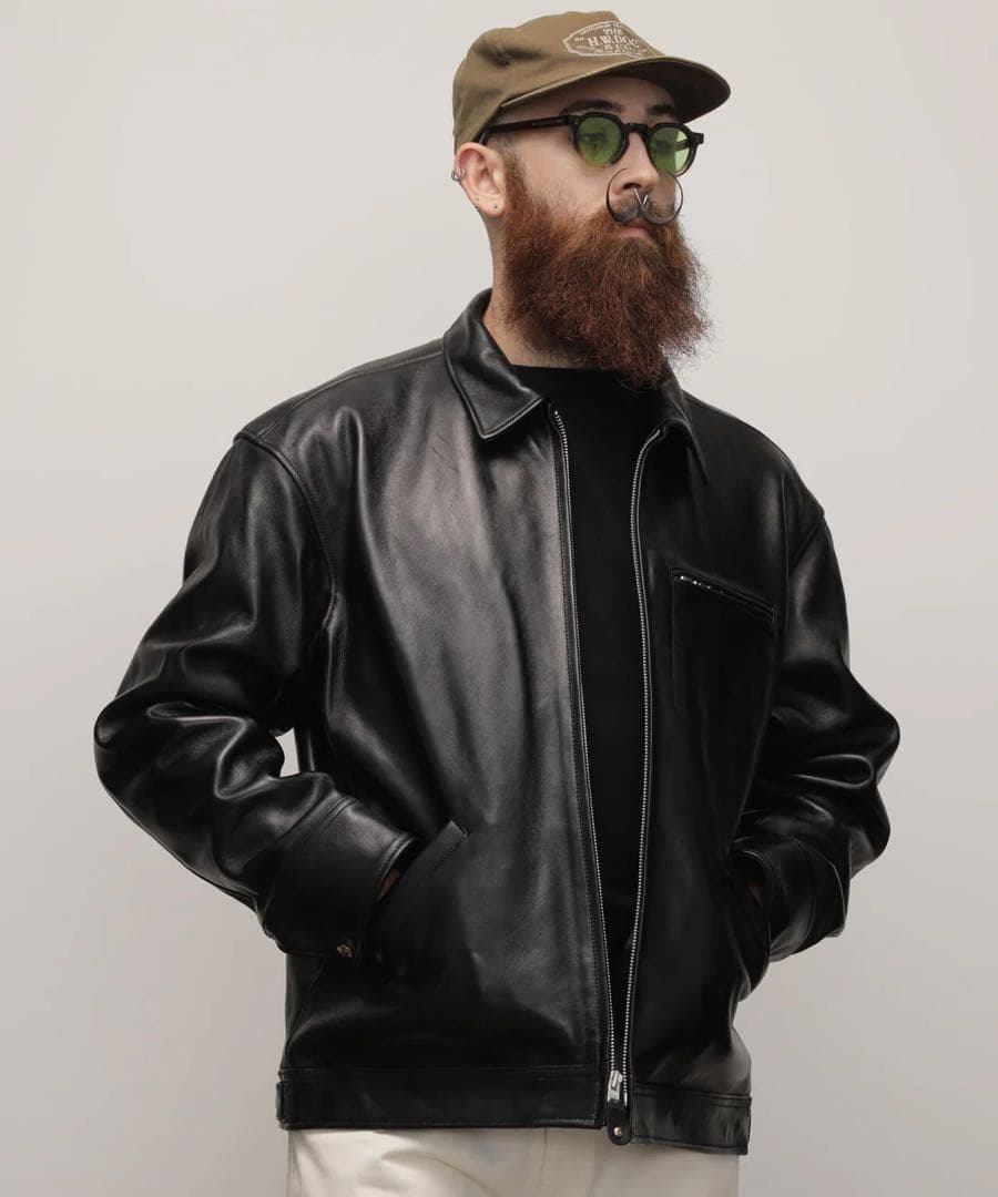 SCHOTT LEATHER JACKET レザートラッカージャケット M