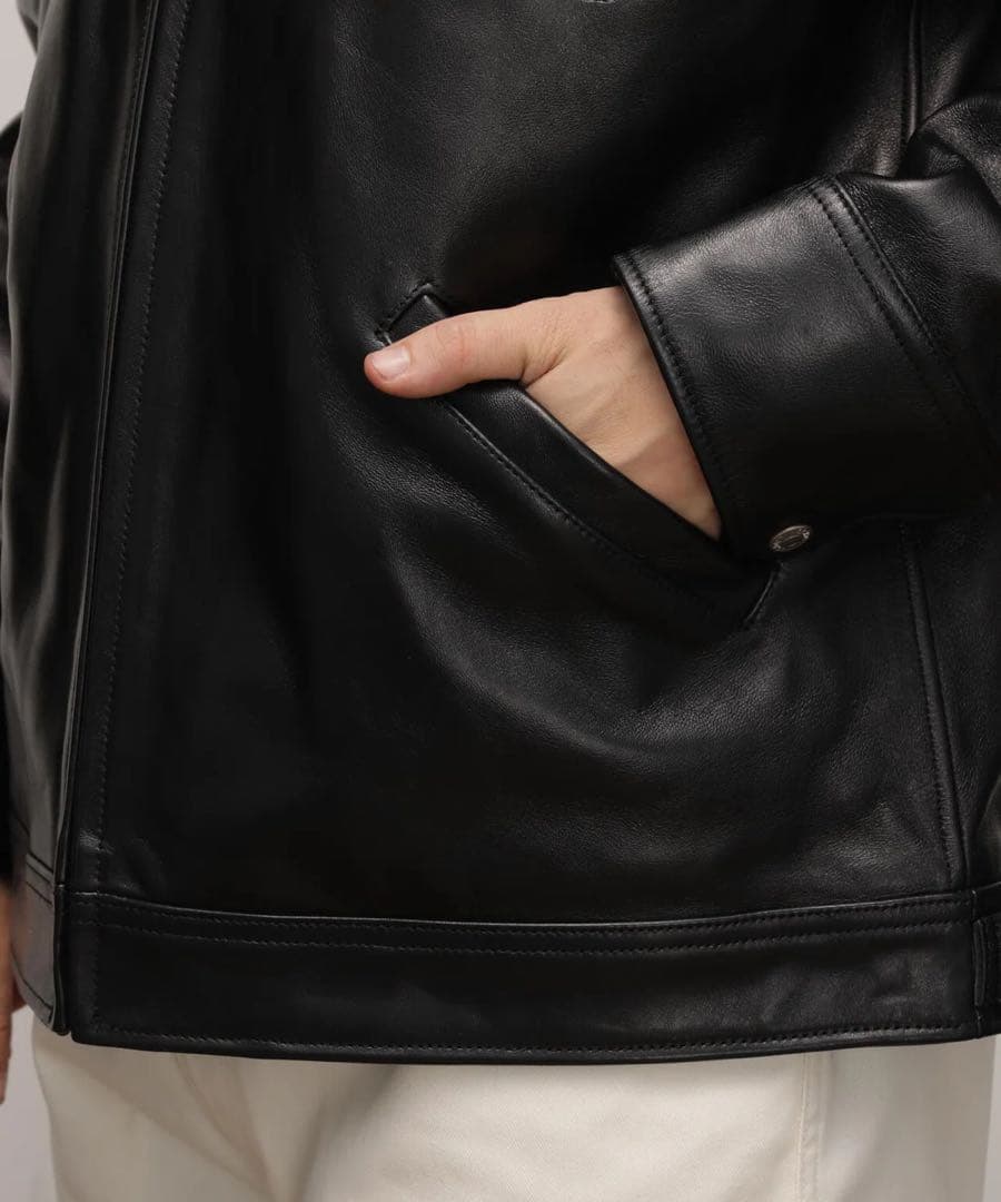 SCHOTT LEATHER JACKET レザートラッカージャケット M