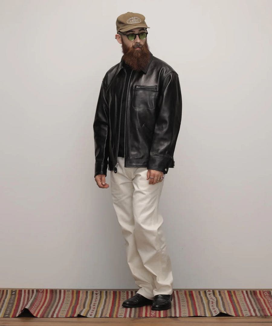 SCHOTT LEATHER JACKET レザートラッカージャケット M