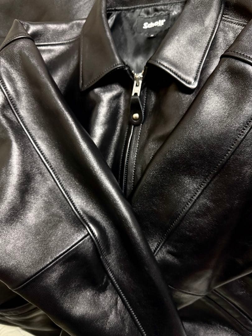 SCHOTT LEATHER JACKET レザートラッカージャケット M
