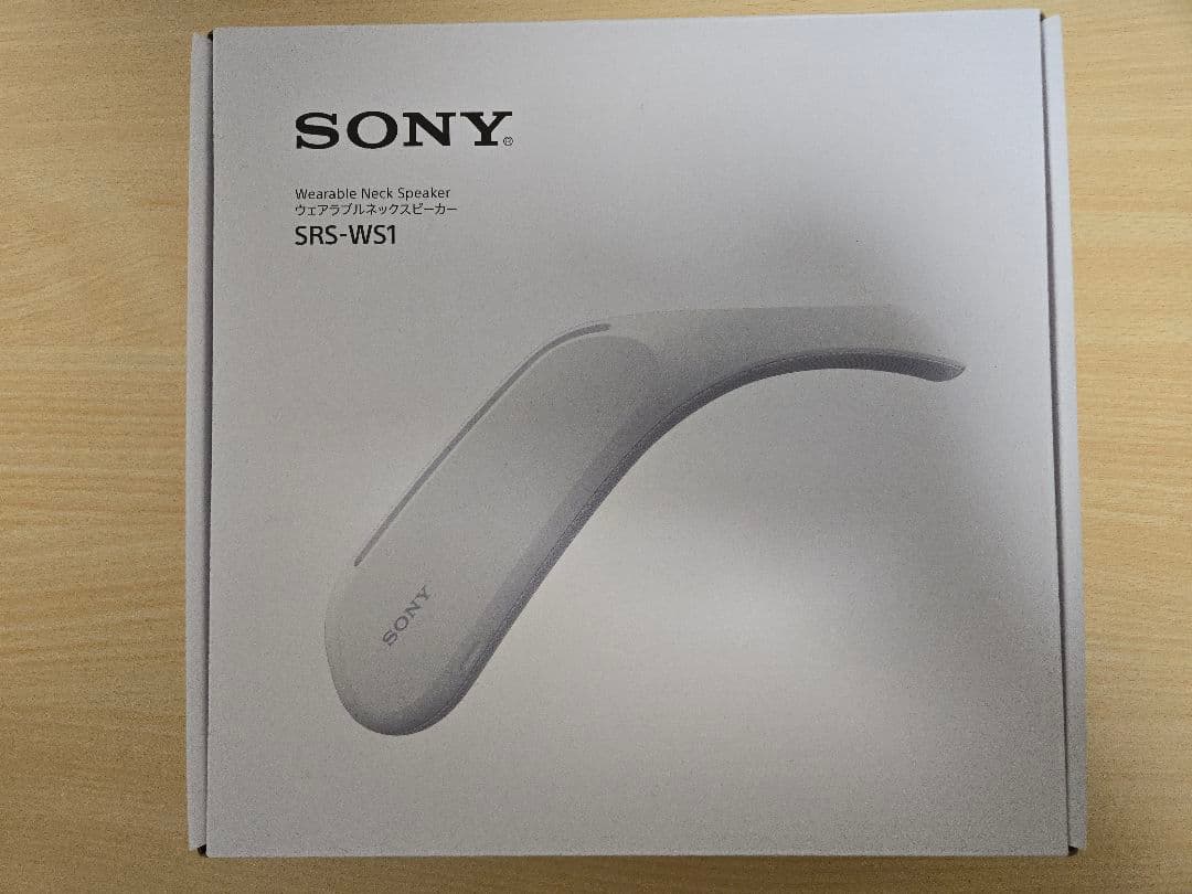 SONY ウェアラブルネックスピーカー SRS-WS1【付属品完品】