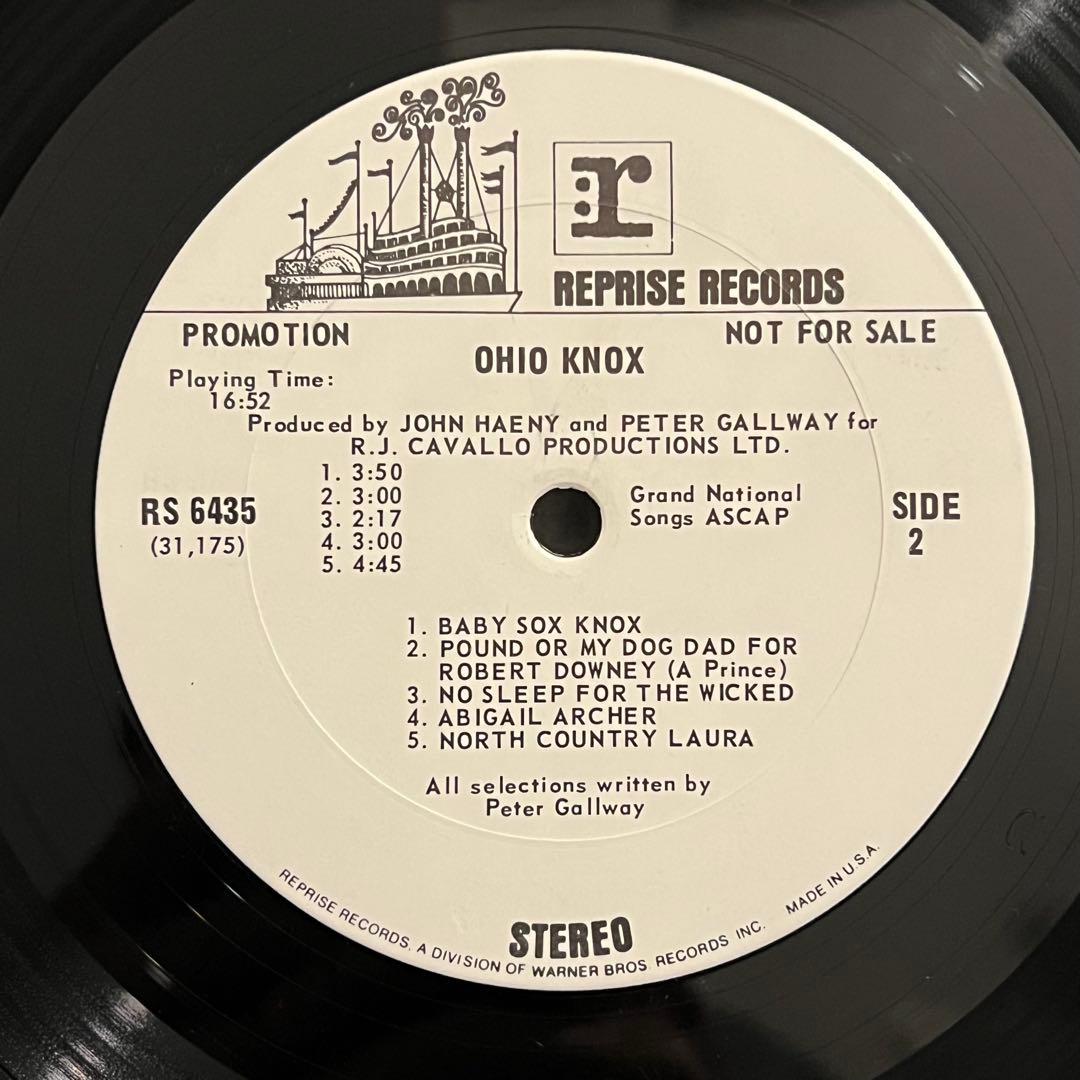【12インチレコード】OHIO KNOX【ロック名盤】
