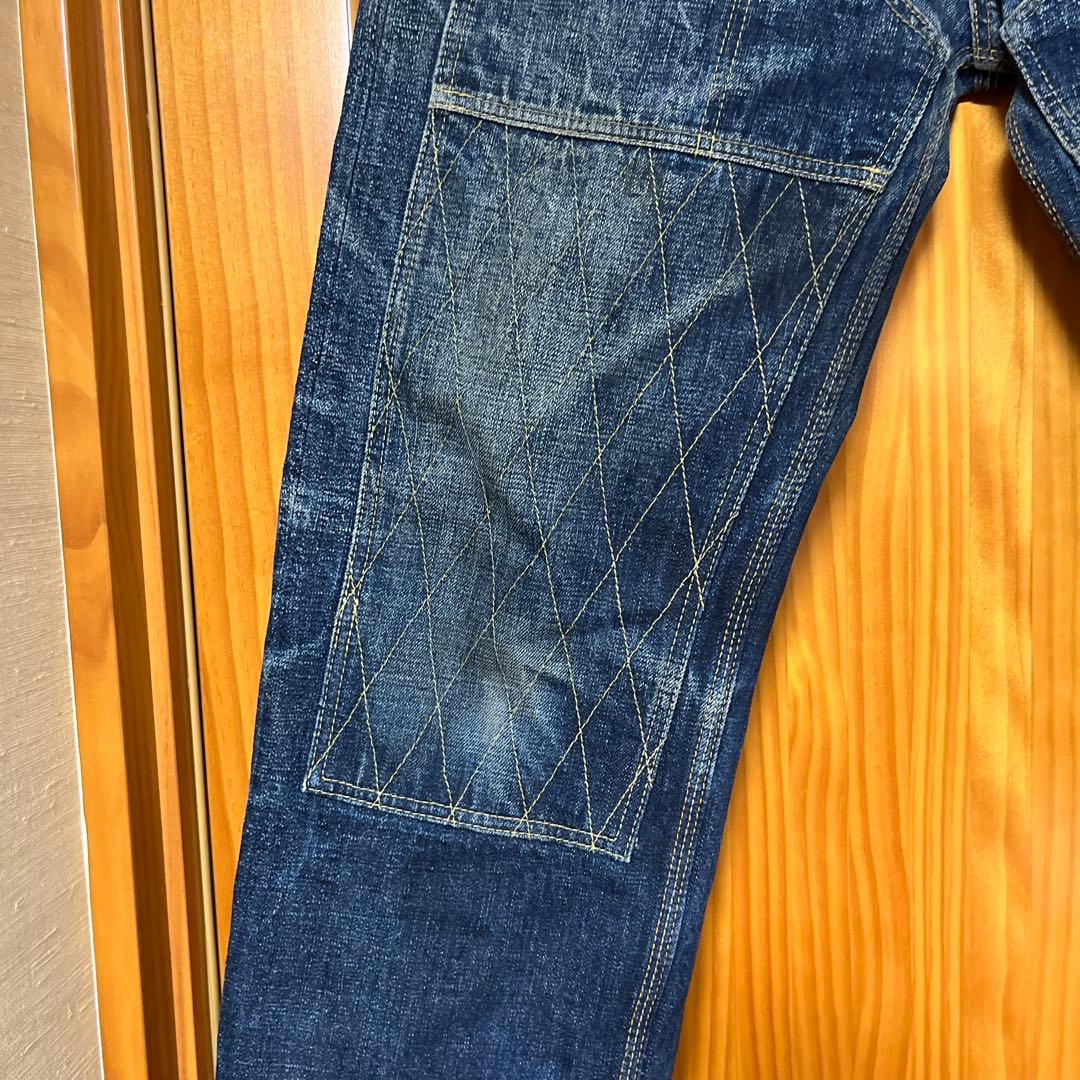 m*️様 トロフィークロージング　ダブルニーデニムパンツ