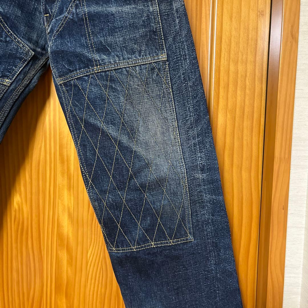 m*️様 トロフィークロージング　ダブルニーデニムパンツ