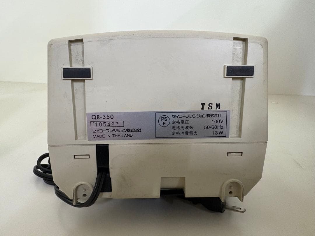 SEIKO タイムカードレコーダー　QR-350 カードC-31